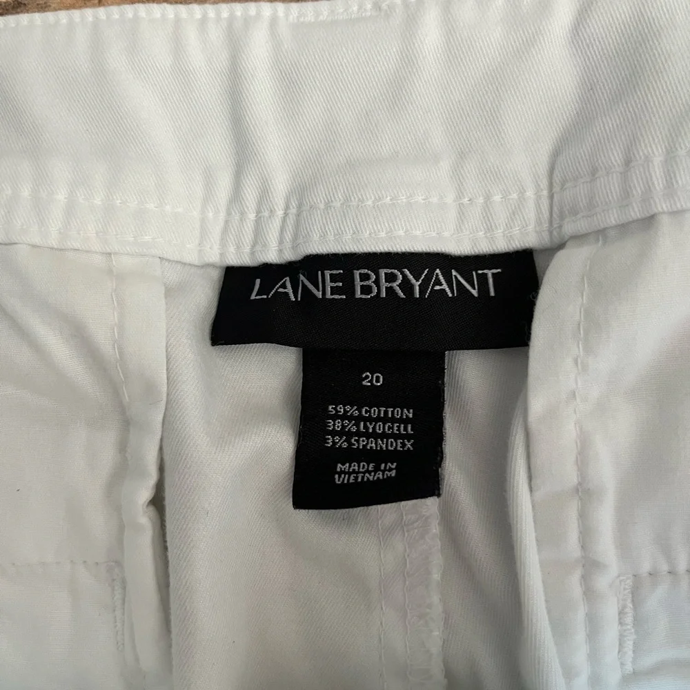 Lane Bryant White Plus Size Shorts Size 20 - Picture 5 of 8